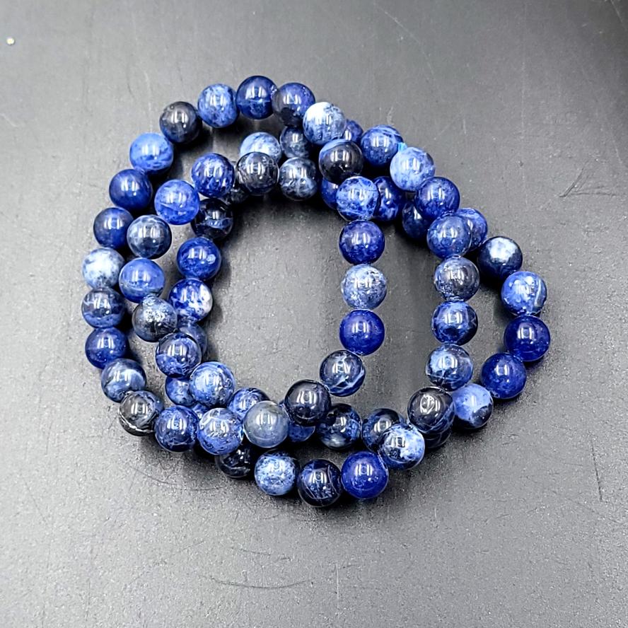 Sodalite Bead Bracelet 8mm