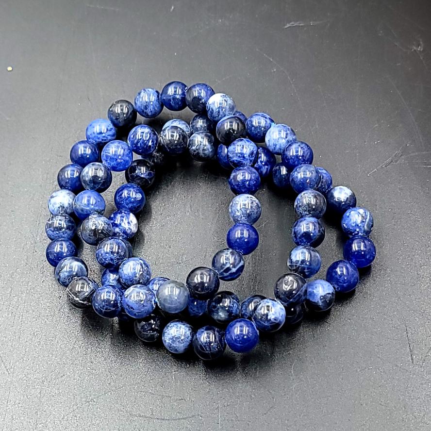 Sodalite Bead Bracelet 8mm