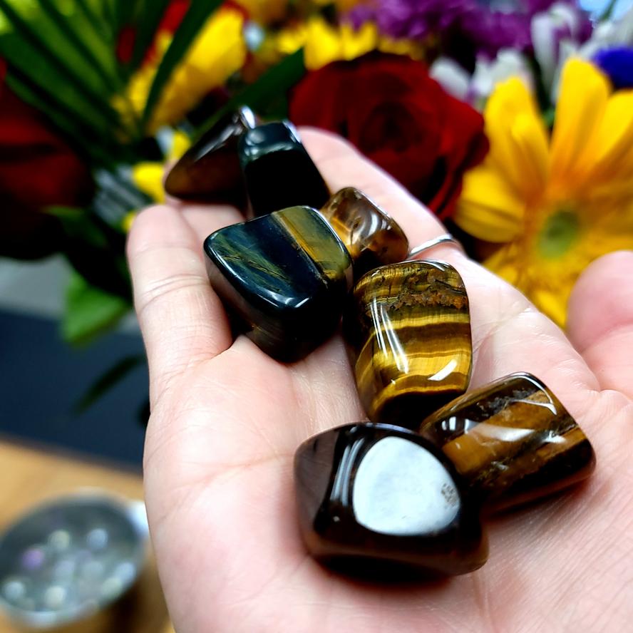 Tiger Eye Tumbled Stone