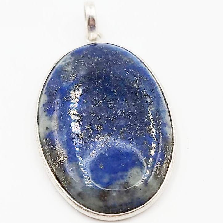 Lapis Lazuli Pendant Sterling Silver - Elevated Metaphysical