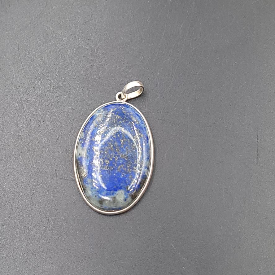 Lapis Lazuli Pendant Sterling Silver - Elevated Metaphysical