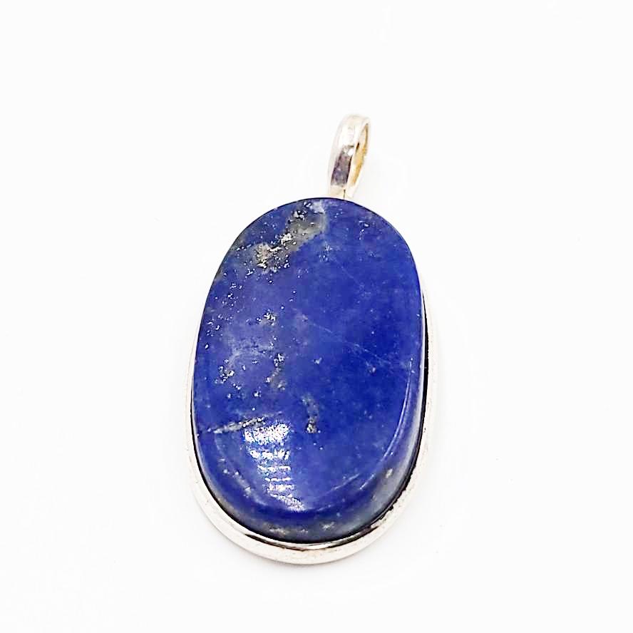 Lapis Lazuli Pendant Sterling Silver - Elevated Metaphysical