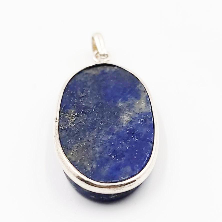 Lapis Lazuli Pendant Sterling Silver - Elevated Metaphysical