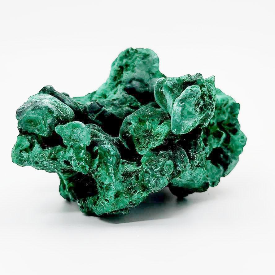 Malachite Cluster Silk Malachite Specimen Velvet  90 mm 9.3oz