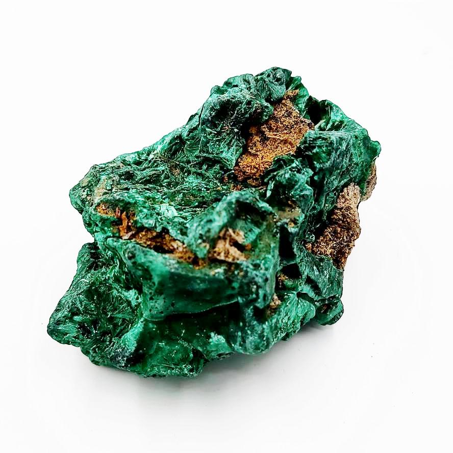 Malachite Cluster Silk Malachite Specimen Velvet  90 mm 9.3oz