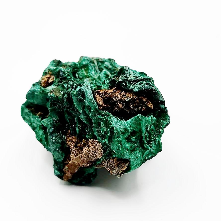Malachite Cluster Silk Malachite Specimen Velvet  90 mm 9.3oz
