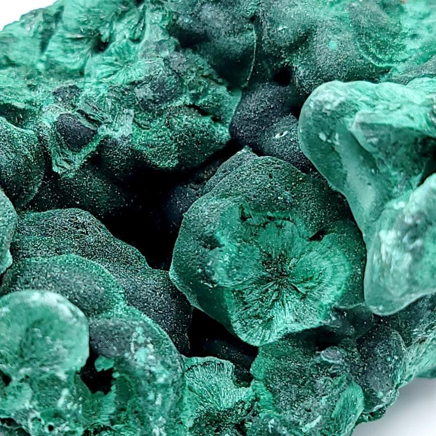 Malachite Cluster Silk Malachite Specimen Velvet  90 mm 9.3oz