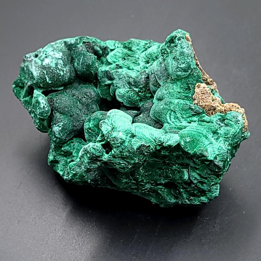 Malachite Cluster Silk Malachite Specimen Velvet  90 mm 9.3oz