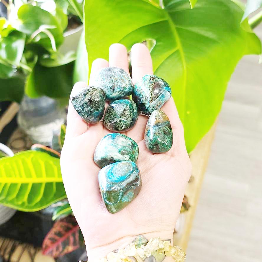 Chrysocolla Tumbled Stone