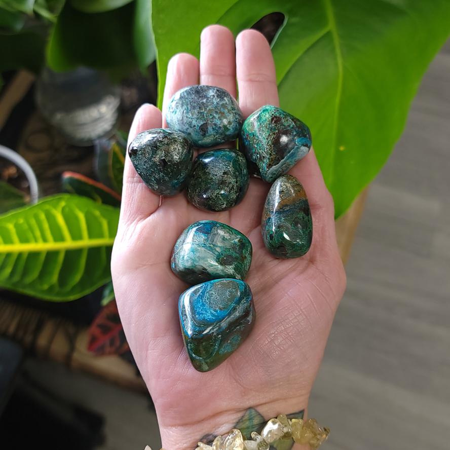 Chrysocolla Tumbled Stone
