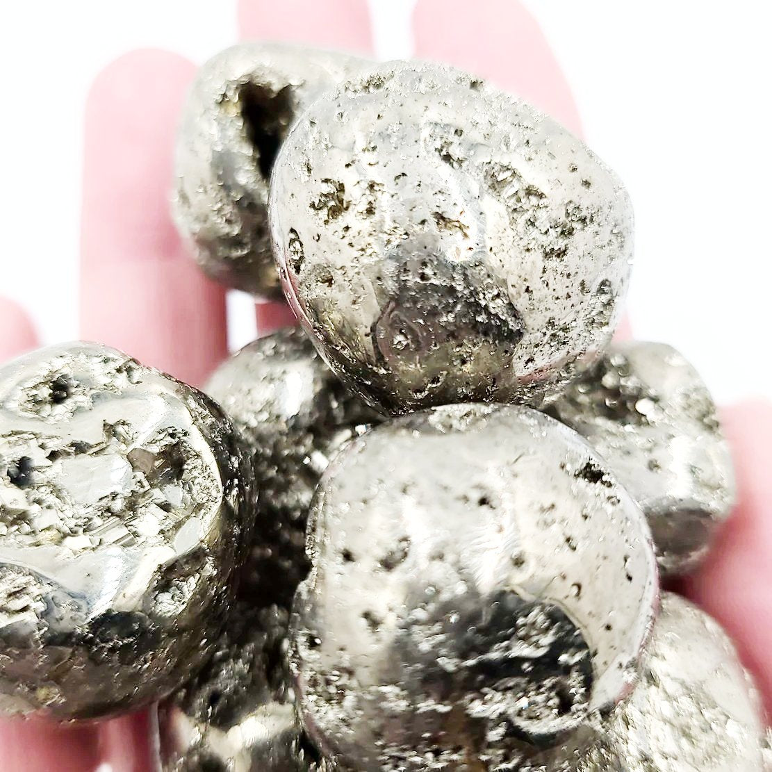 Pyrite Tumbled Stone High Quality - Elevated Metaphysical