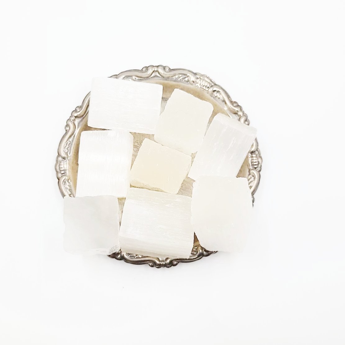 Selenite Stick Wand Rough Cube 1-1.5" 3-4cm