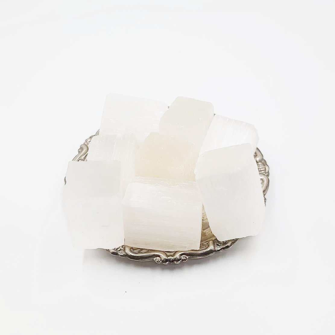 Selenite Stick Wand Rough Cube 1-1.5" 3-4cm
