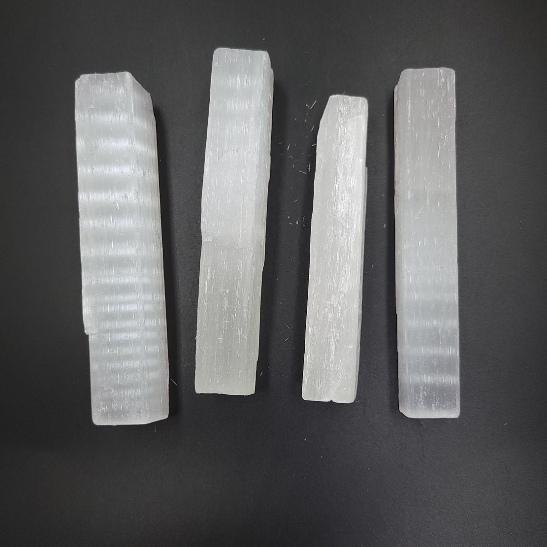 Selenite Stick Wand Rough 4" 10-11cm
