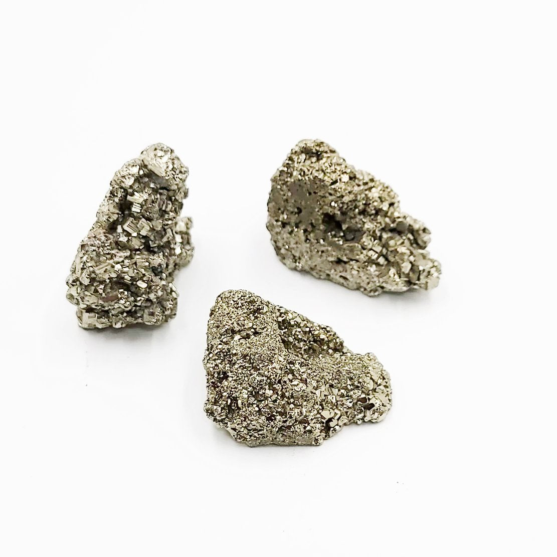 Pyrite Rough Cut Base Specimen Geode Stand "Small" - Elevated Metaphysical