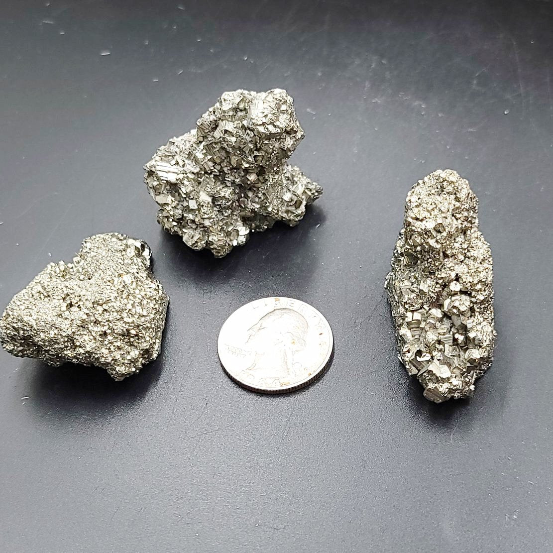 Pyrite Rough Cut Base Specimen Geode Stand "Small" - Elevated Metaphysical