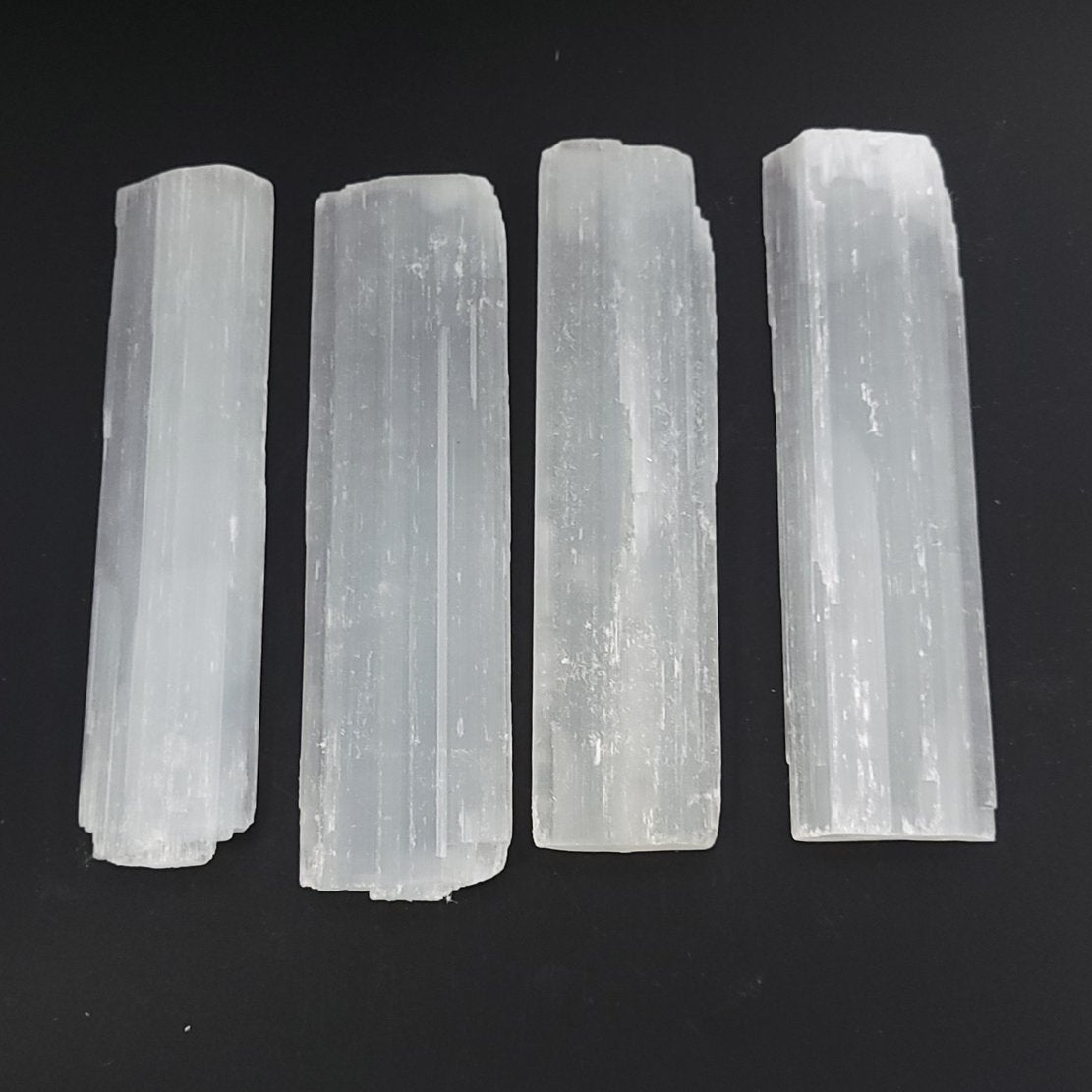 Selenite Plate Stick Rough 5.5" 14cm 50-100g - Elevated Metaphysical