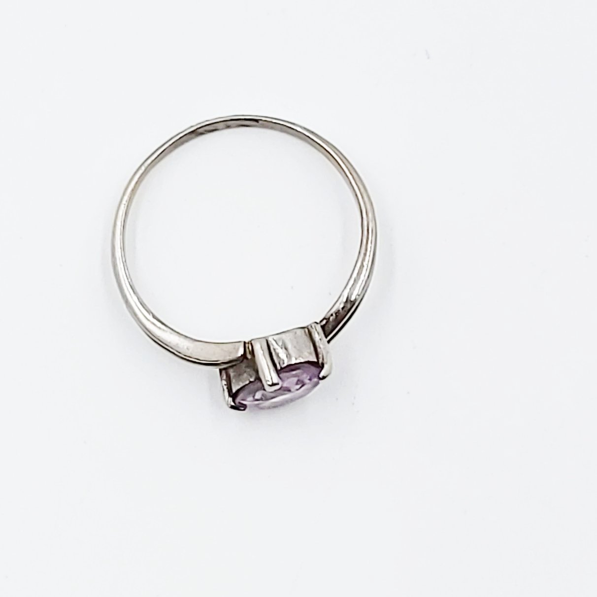 Amethyst Ring 1.5 ct Sterling Silver Band - Elevated Metaphysical