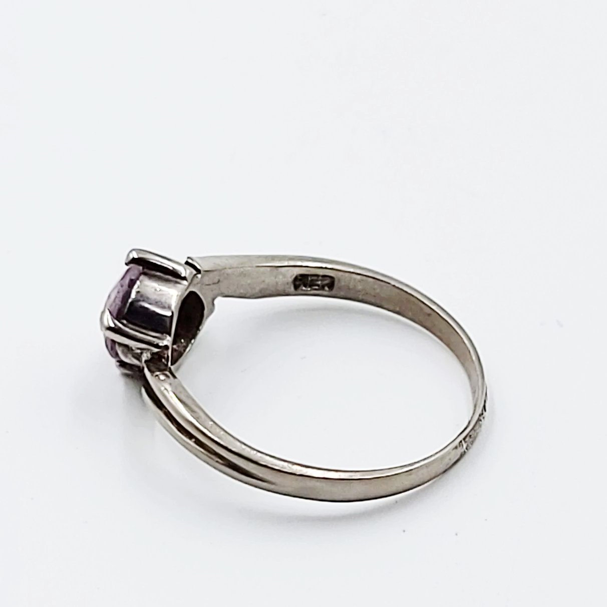 Amethyst Ring 1.5 ct Sterling Silver Band - Elevated Metaphysical