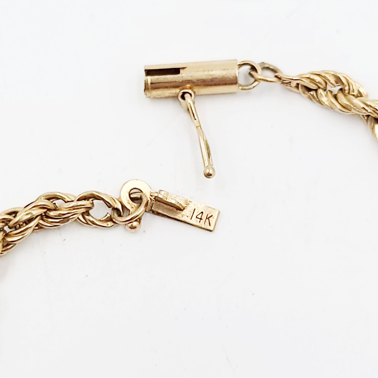 Rope Bracelet 14kt Gold 8" - Elevated Metaphysical