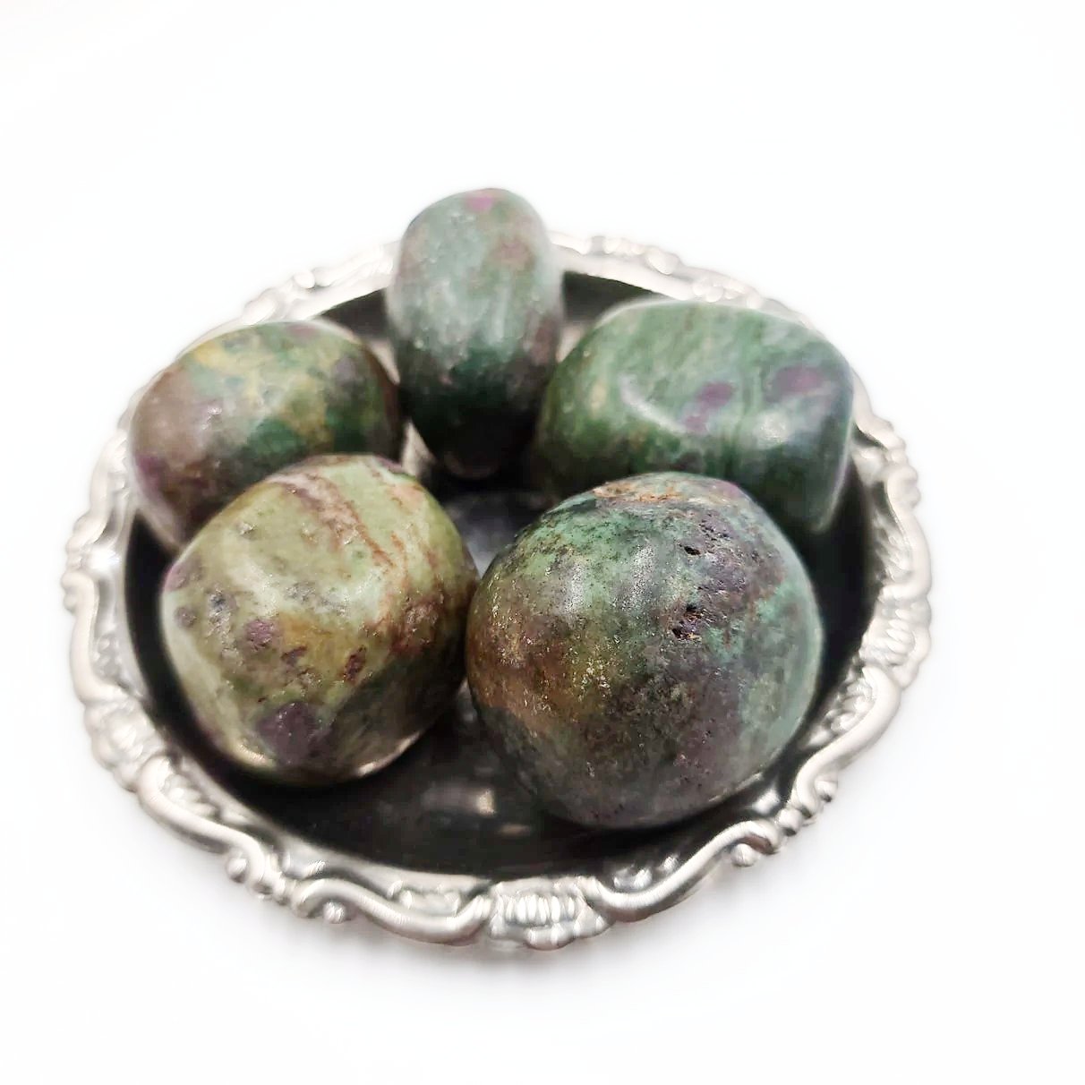 Ruby Fuchsite Kyanite Tumbled Stone - Elevated Metaphysical