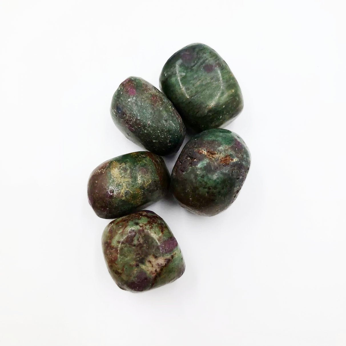 Ruby Fuchsite Kyanite Tumbled Stone - Elevated Metaphysical