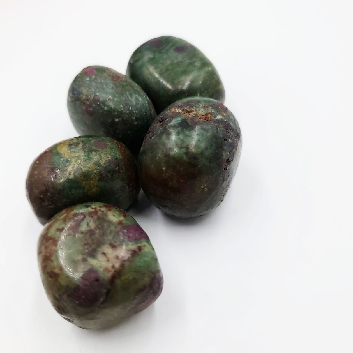 Ruby Fuchsite Kyanite Tumbled Stone - Elevated Metaphysical