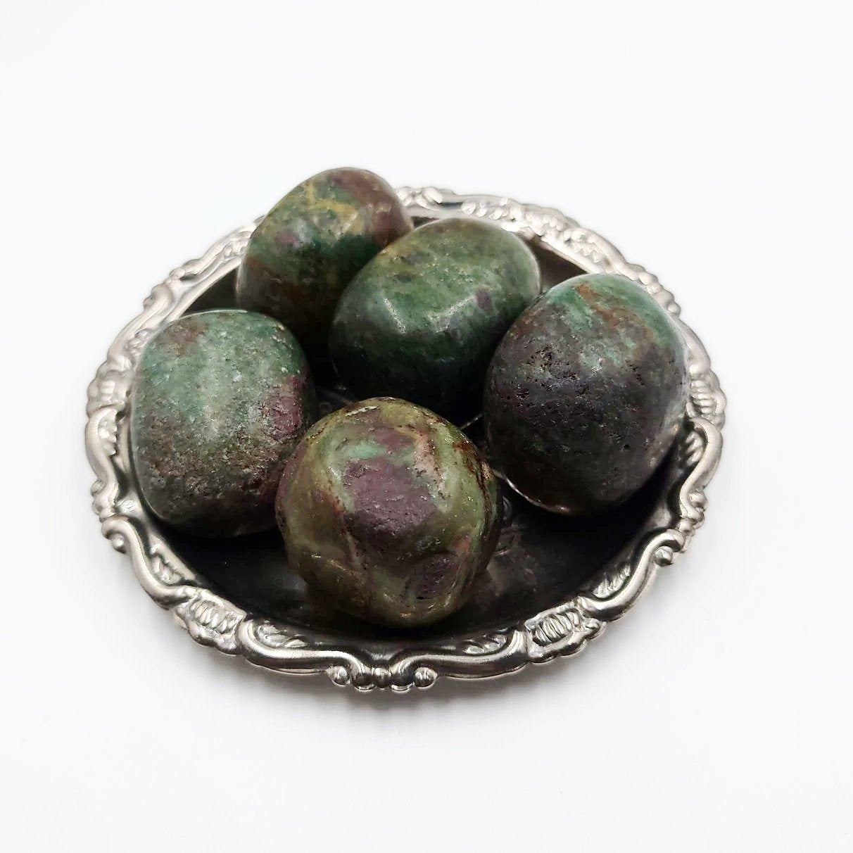 Ruby Fuchsite Kyanite Tumbled Stone - Elevated Metaphysical