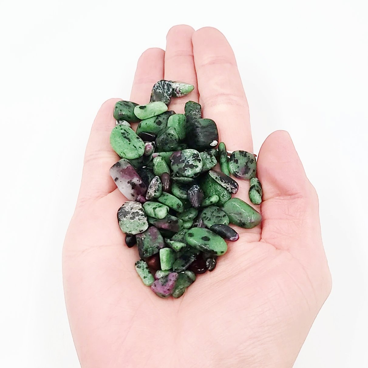 Ruby Zoisite Chips - Elevated Metaphysical