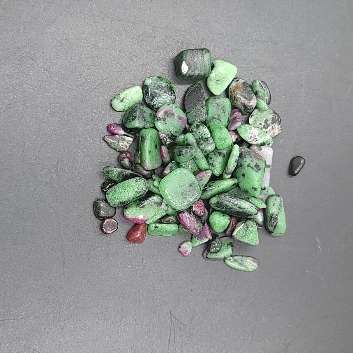Ruby Zoisite Chips - Elevated Metaphysical