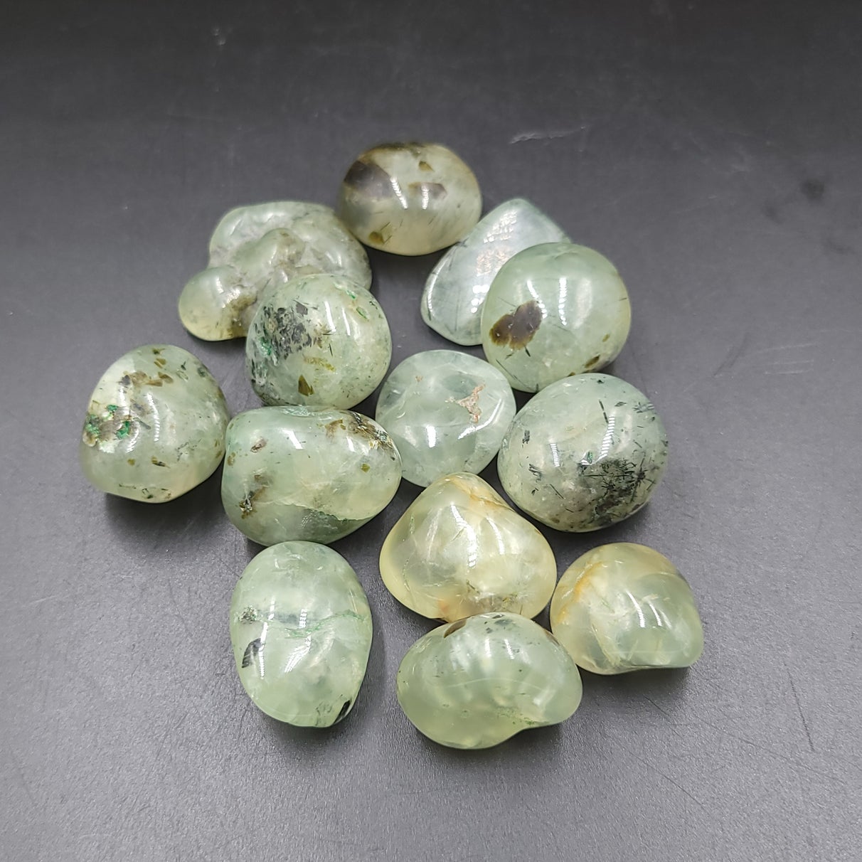 Prehnite Tumbled Stone - Elevated Metaphysical