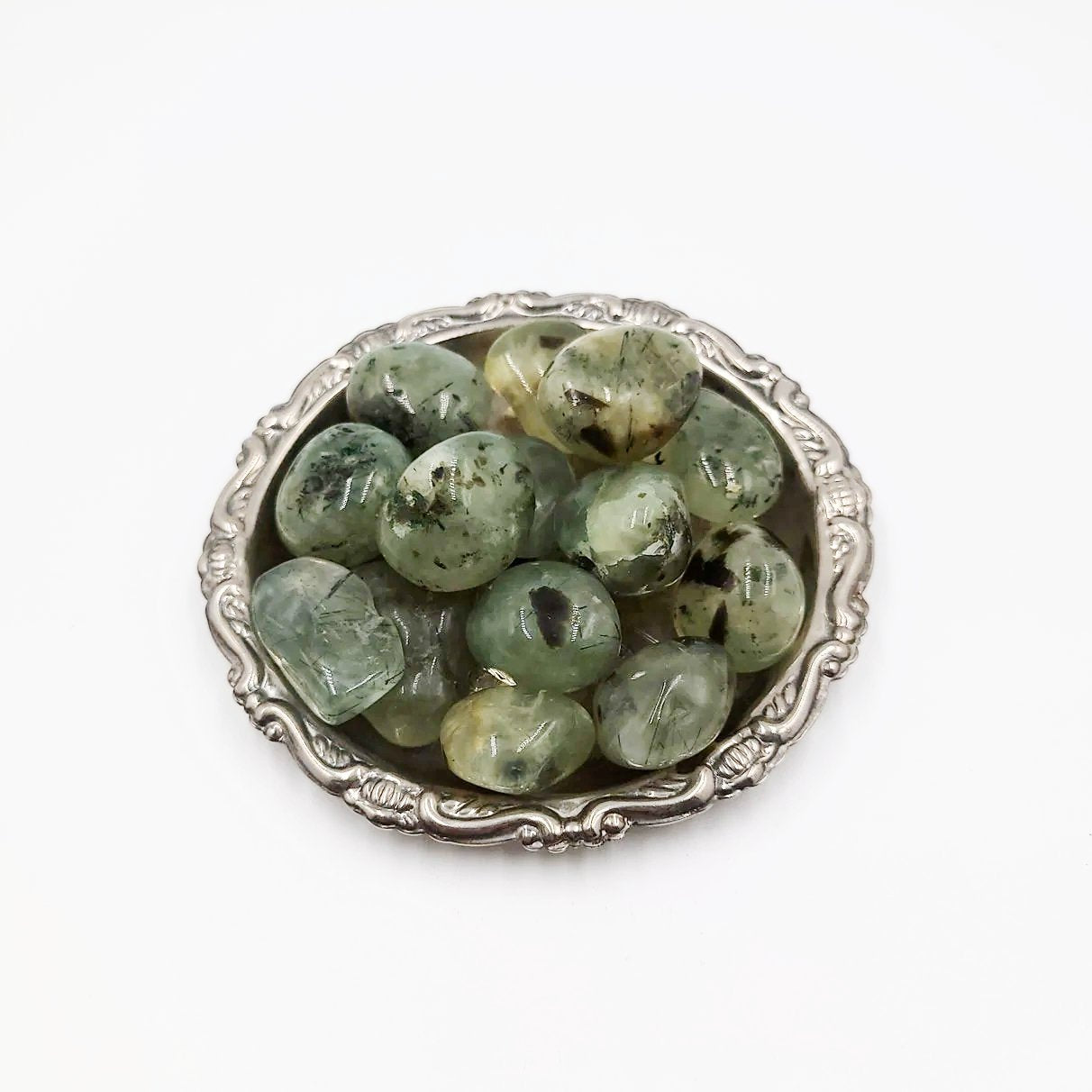 Prehnite Tumbled Stone - Elevated Metaphysical