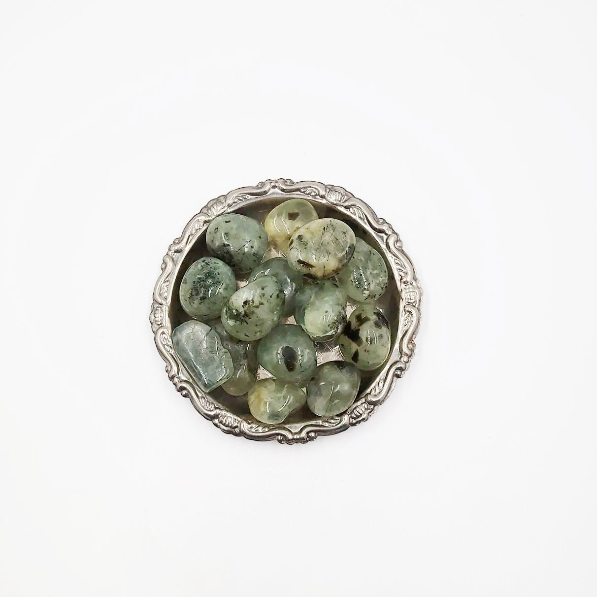 Prehnite Tumbled Stone - Elevated Metaphysical