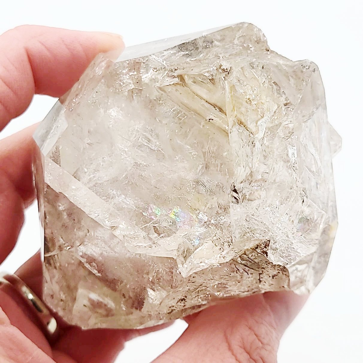 Herkimer Diamond DT 200 grams Rainbow - Elevated Metaphysical