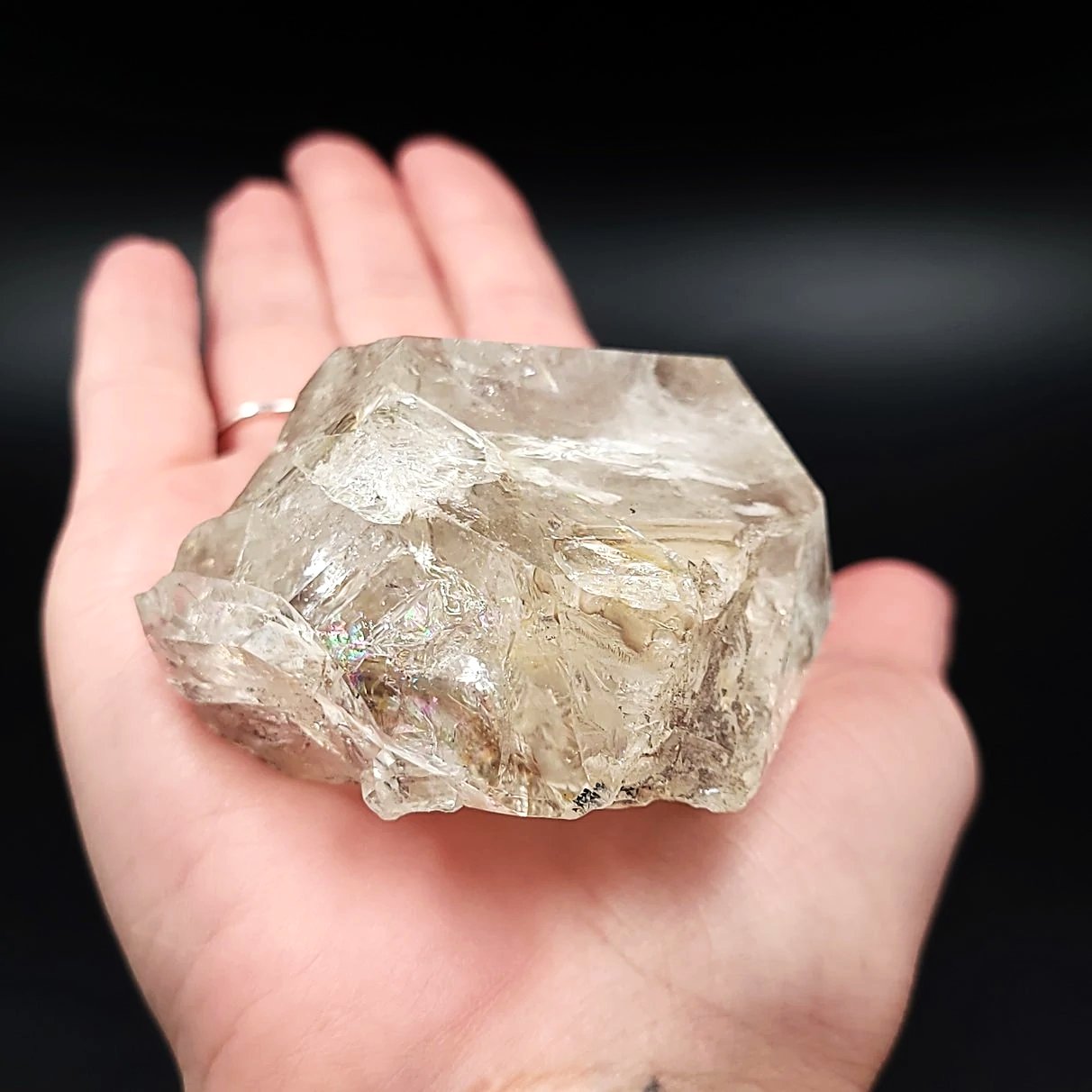 Herkimer Diamond DT 200 grams Rainbow - Elevated Metaphysical