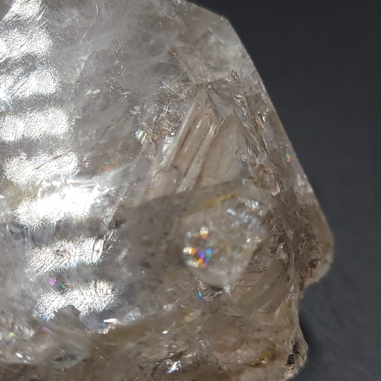Herkimer Diamond DT 200 grams Rainbow - Elevated Metaphysical