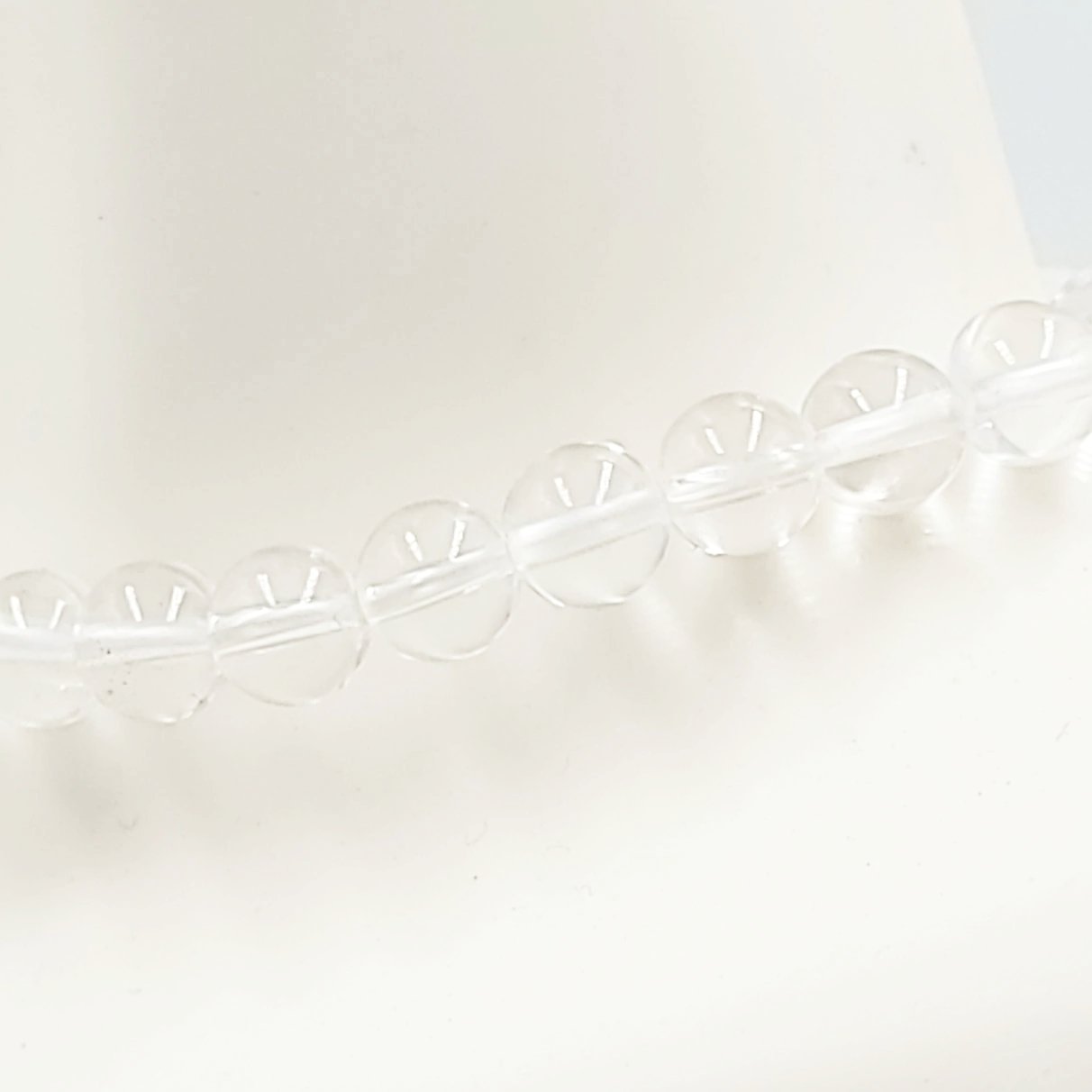 Clear Quartz Bead Bracelet 6mm - Elevated Metaphysical