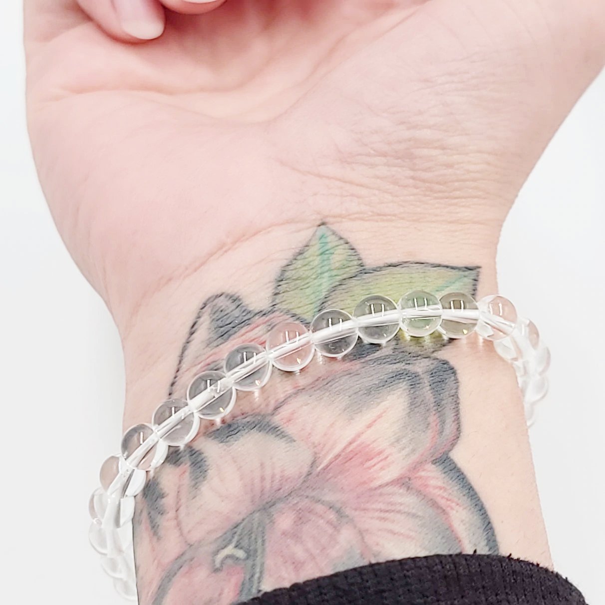 Clear Quartz Bead Bracelet 6mm - Elevated Metaphysical