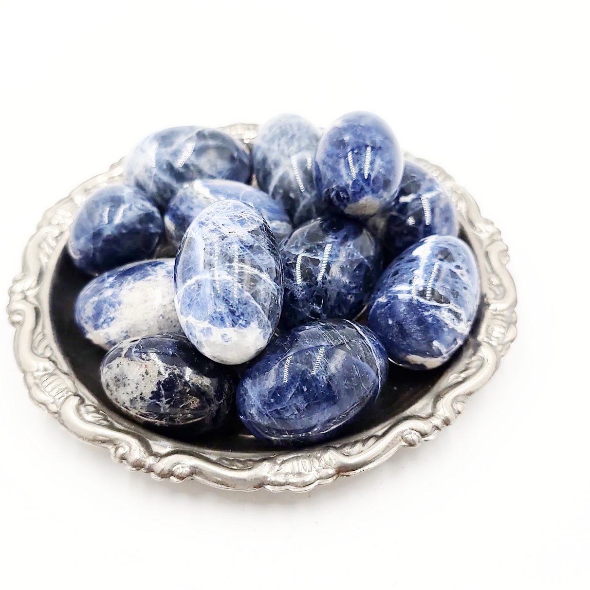 Sodalite Tumbled Stone - Elevated Metaphysical