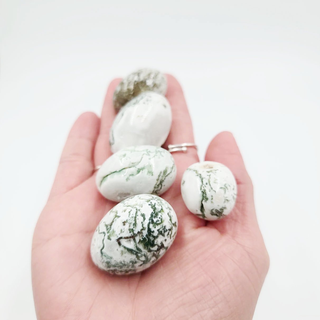 Tree Agate Tumbled Stone - Elevated Metaphysical