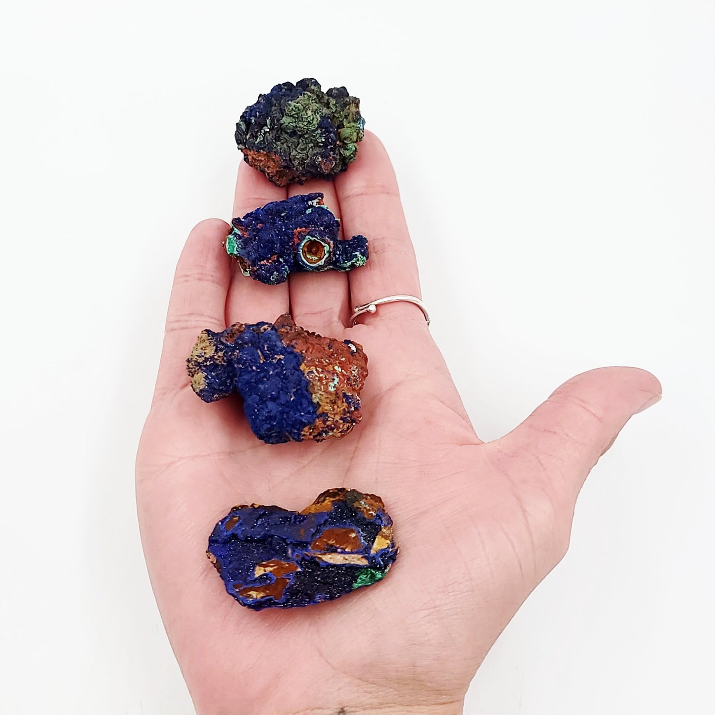 Azurite Cluster Geode Specimen small - Elevated Metaphysical