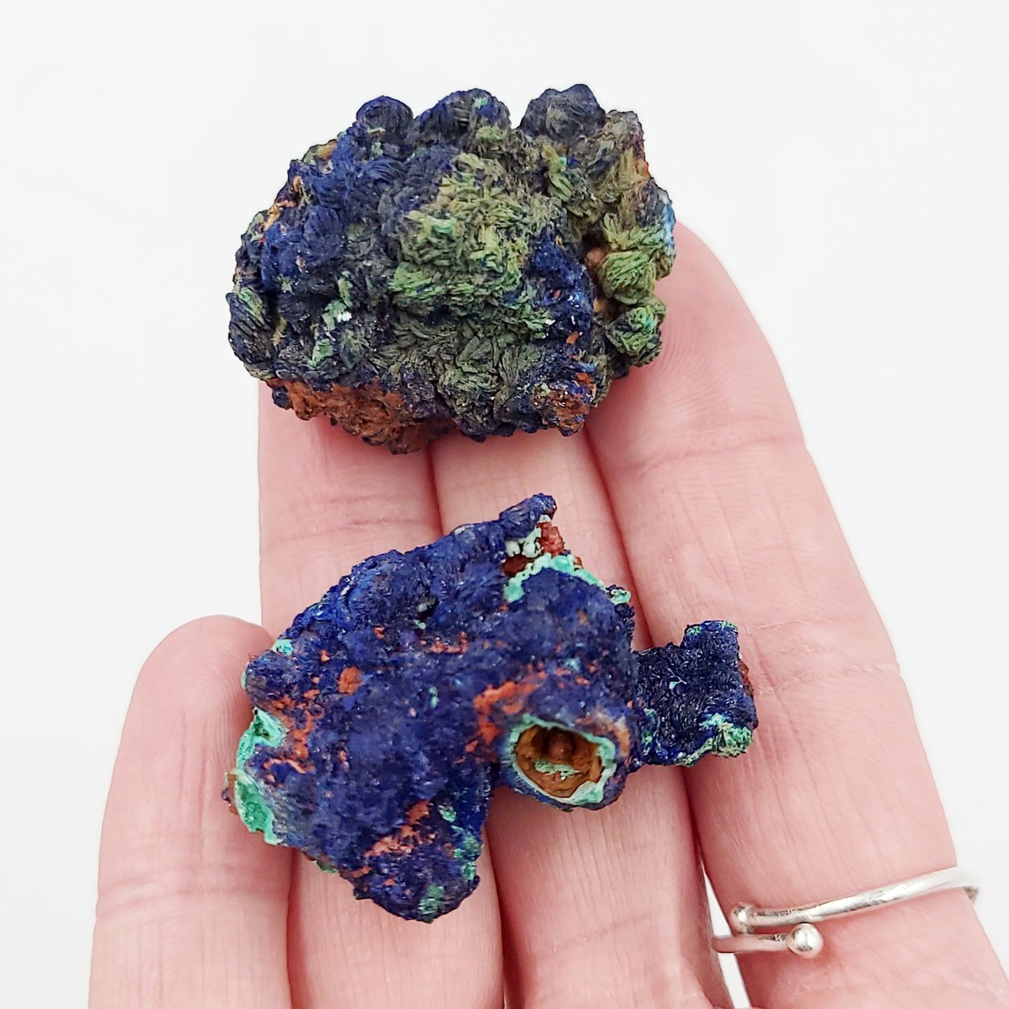 Azurite Cluster Geode Specimen small - Elevated Metaphysical