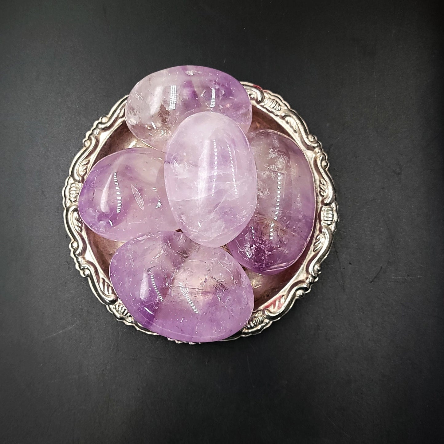 Amethyst Palm Stone Gallet