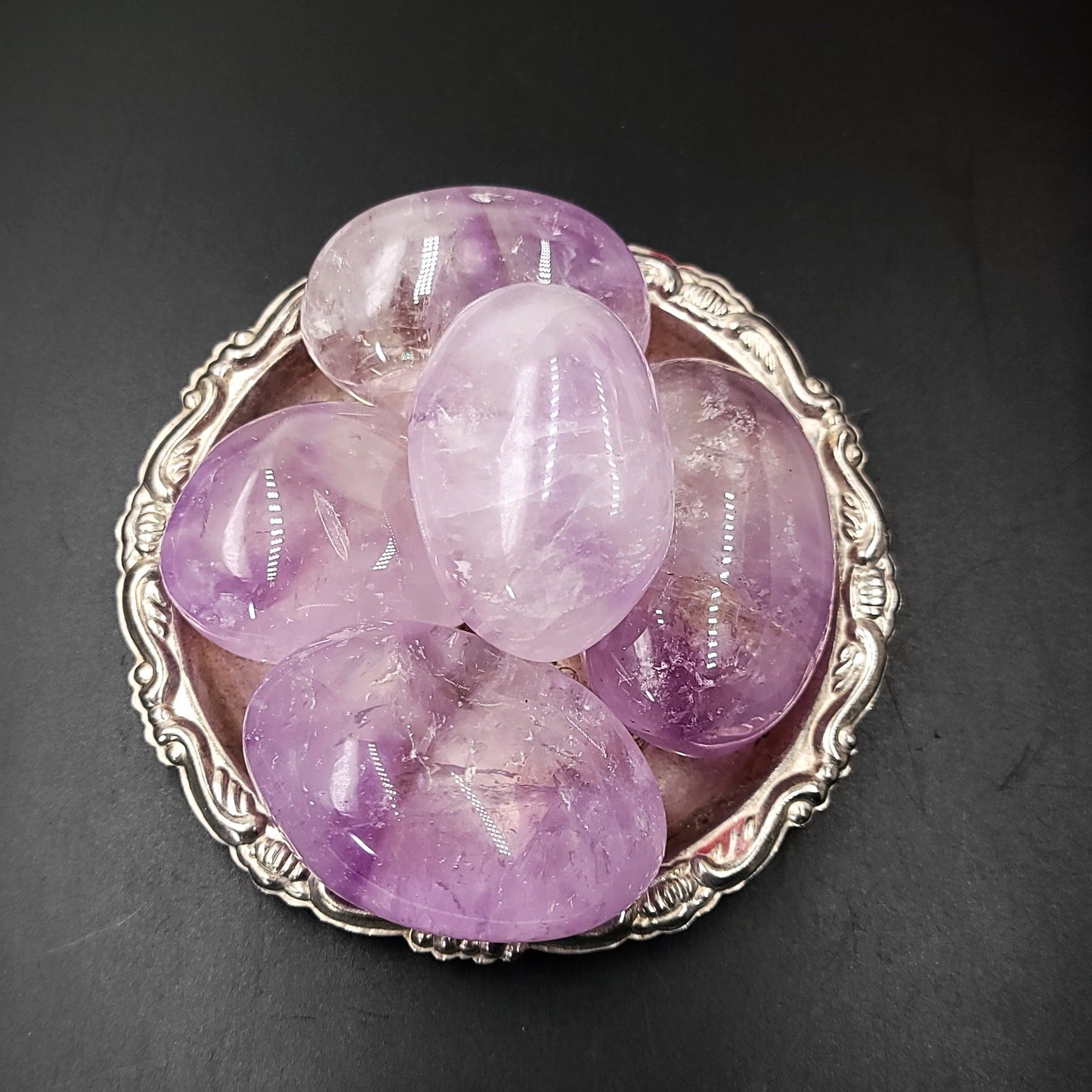 Amethyst Palm Stone Gallet