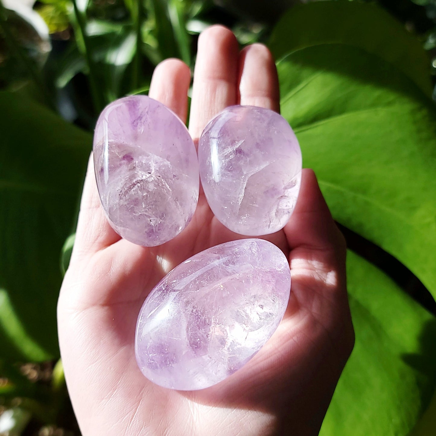 Amethyst Palm Stone Gallet