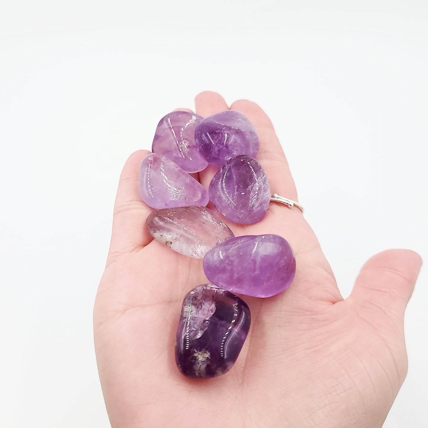 Amethyst Tumbled Stone - Elevated Metaphysical