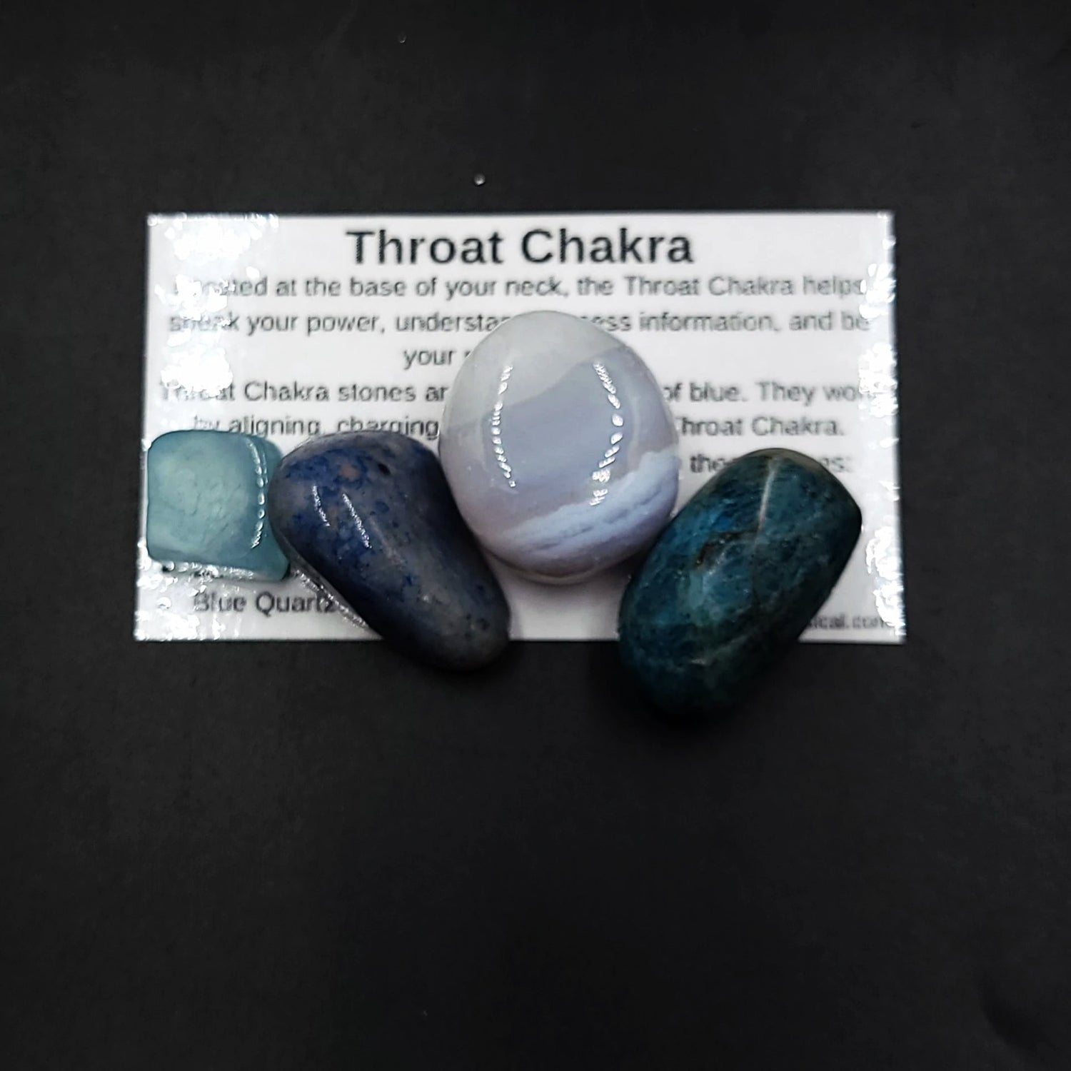 Throat Chakra Stone Set - Elevated Metaphysical