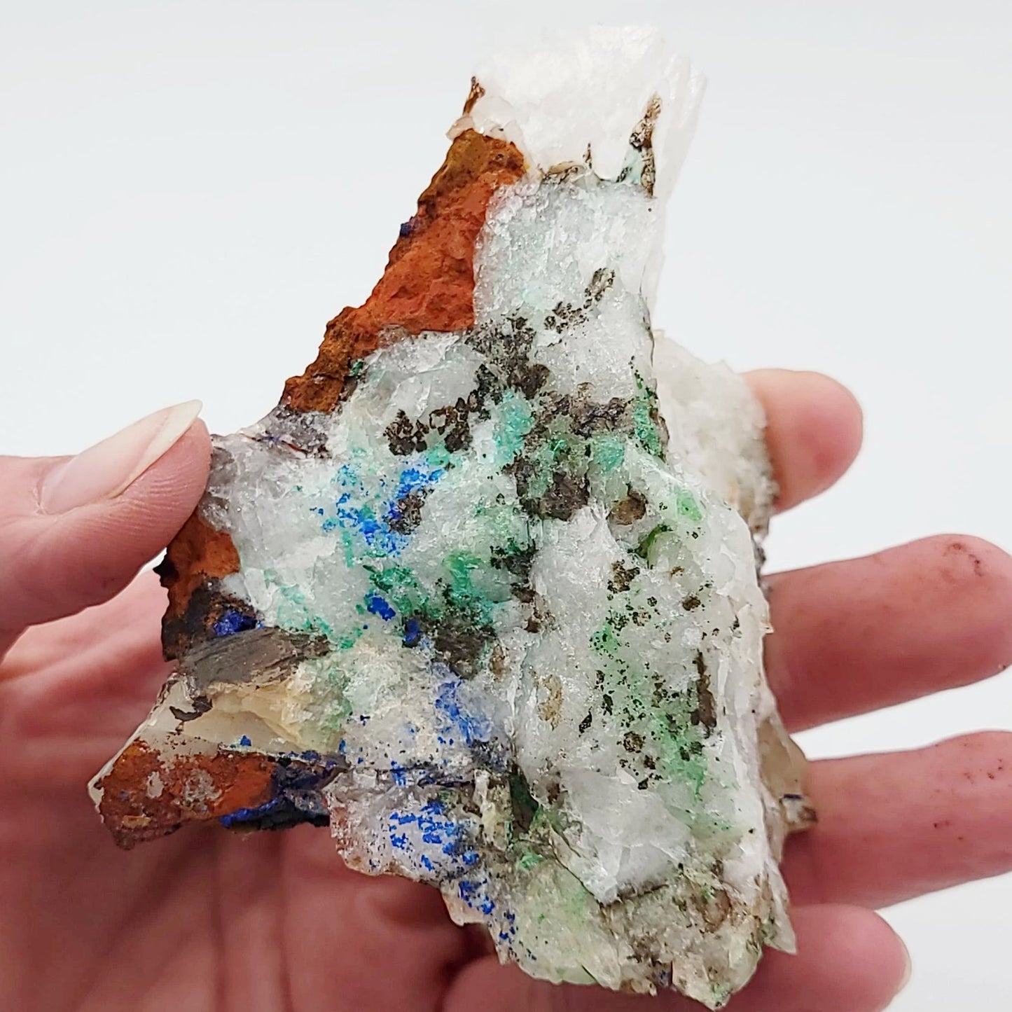 Azurite Cluster Geode Specimen "xl" - Elevated Metaphysical