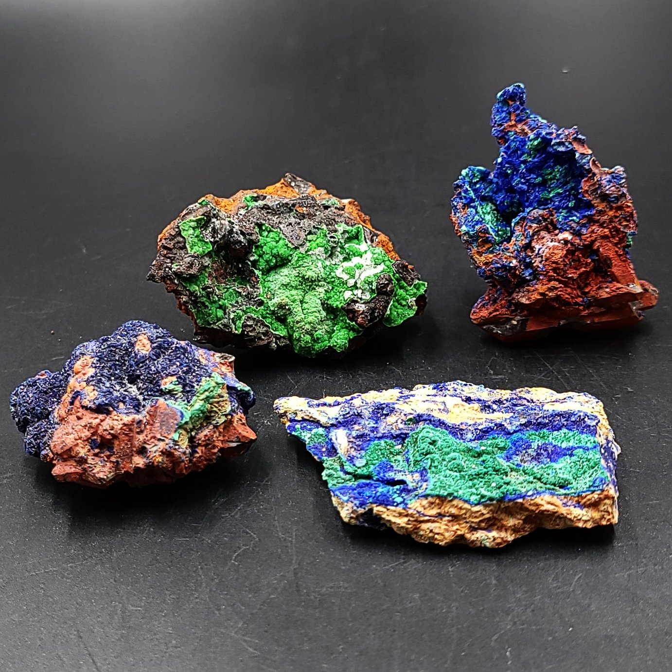Azurite Cluster Geode Specimen medium - Elevated Metaphysical