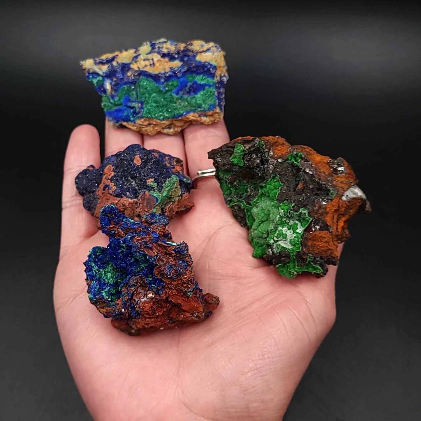 Azurite Cluster Geode Specimen medium - Elevated Metaphysical